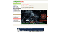 Desktop Screenshot of oberpfalzbaby.de